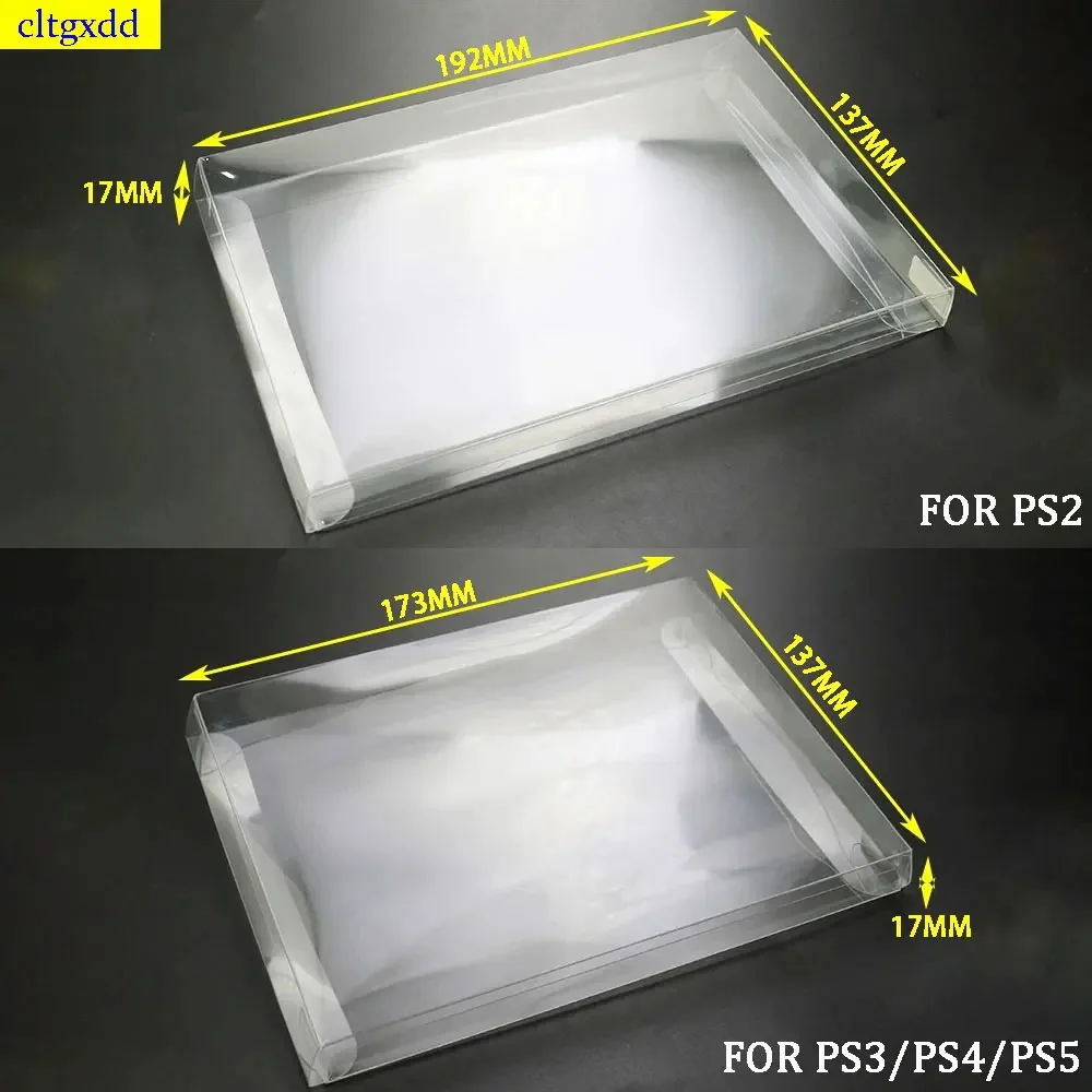 Cltgxdd 1piece game storage box suitable FOR PS2, PS3, PS4, PS5 GB GBA, GBC, SNES, N64, NES, NGPC switch dust protection box