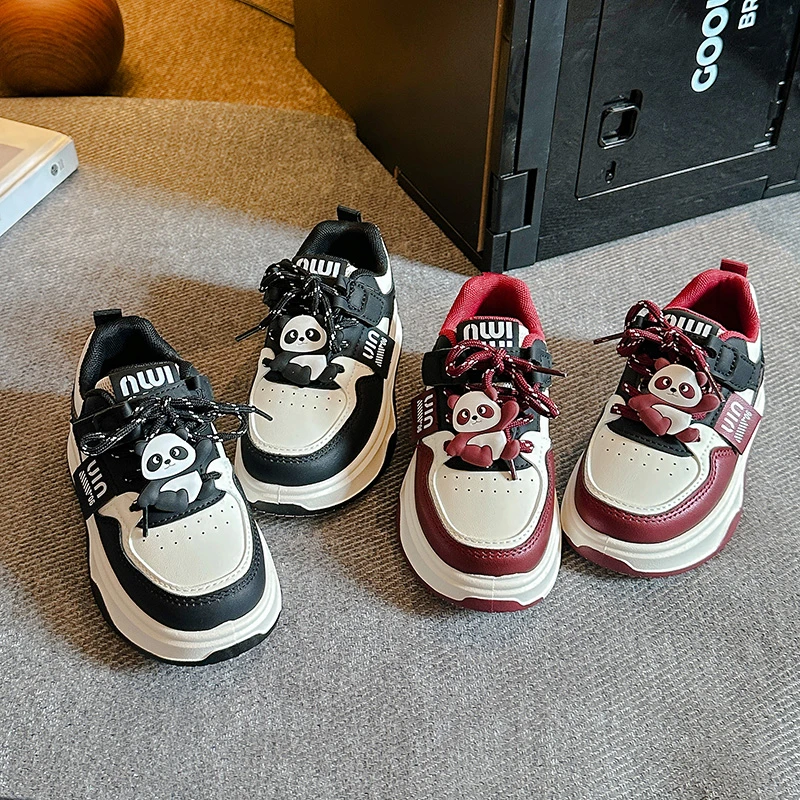 

Новинка весны 2025 года, хит продаж, кожаные детские кроссовки для мальчиков и девочек, легкая повседневная обувь для бега и ходьбы, модная детская обувь