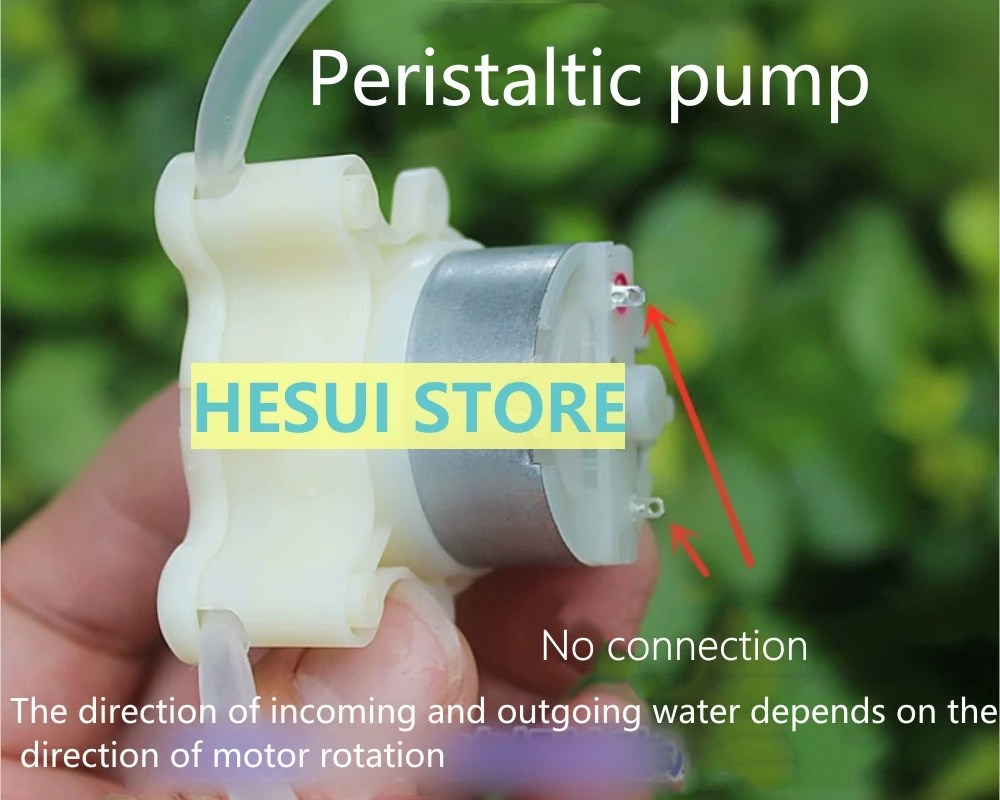 Peristaltic pump 5V micro water pump accessories Self-priming pump can change the import and export direction