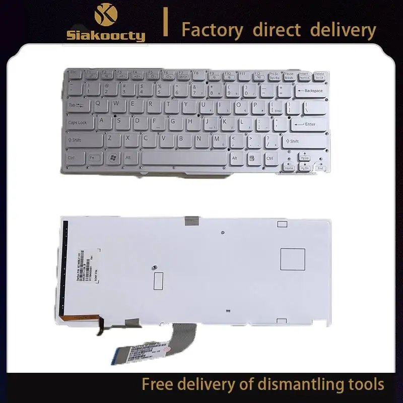 

Siakoocty english NEW SB KEYBOARD For SONY VAIO VPC-SD VPC-SA SB SD LA SB SD-113T SD47EC VPCSD19EC SD19EC US Laptop keyboard