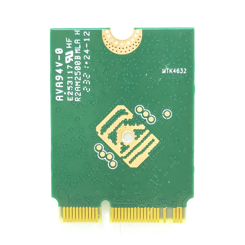 Imagem -03 - Wifi Lan Card Bluetooth 5.3 Tri Band 2.4 Ghz Ghz 5400mbps M.2 Ngff Adaptador sem Fio para Win 10 11 Linux Mt7925