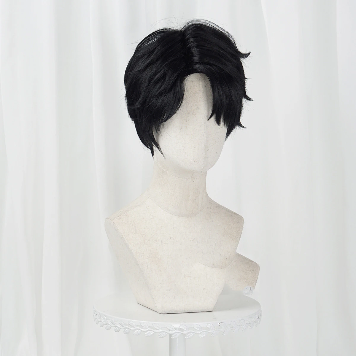 ساجا بنين شعر مستعار تأثيري جينو الباروكات أنيمي KPop شيطان الصيادين جينو زي شعر مستعار مقاومة للحرارة الاصطناعية الشعر هالوين