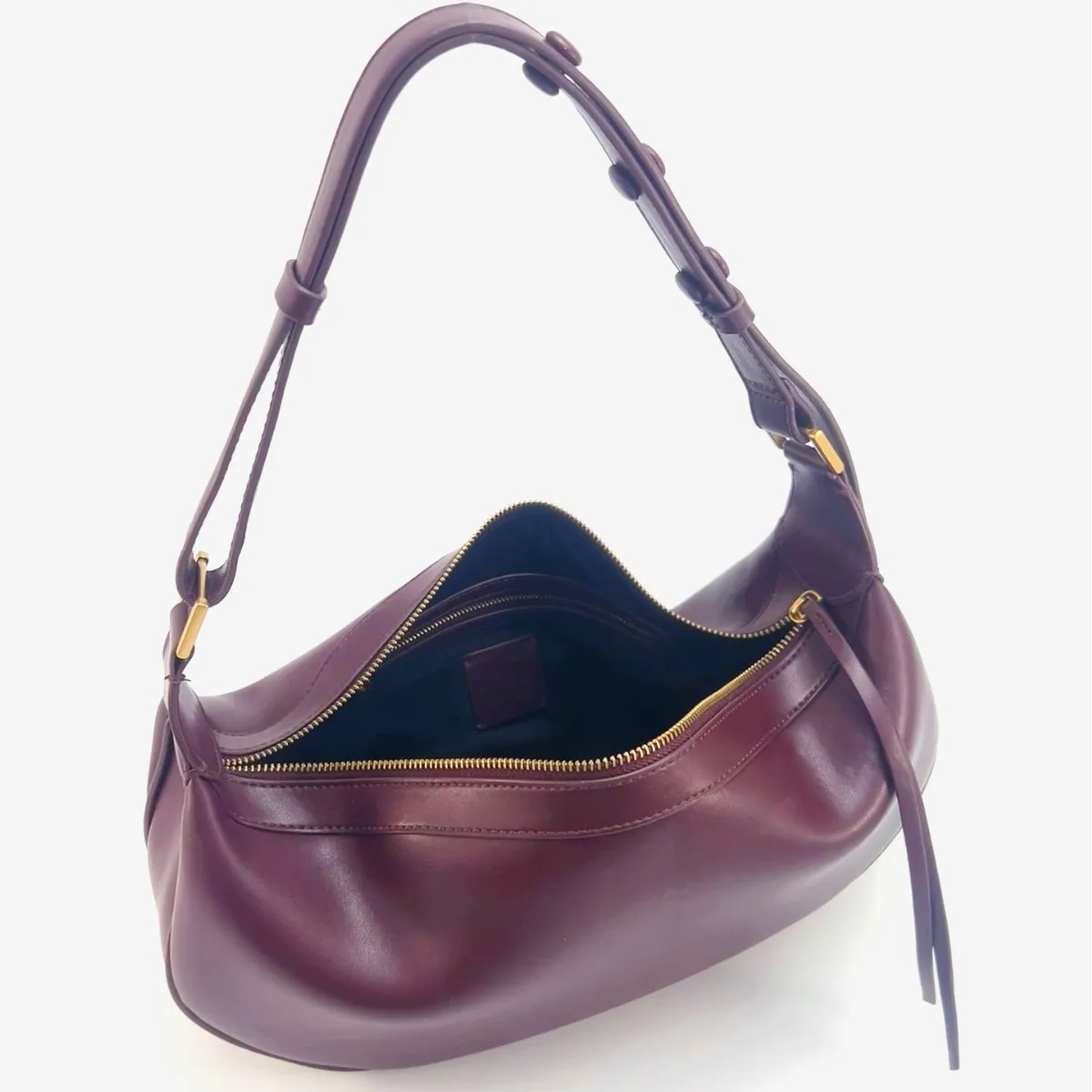 Dumpling Crescent Armpit Bag for Women Large Capacity Shoulder Bags fashionPU Leather Crossbody Bags Trendy Purs handbag image 4