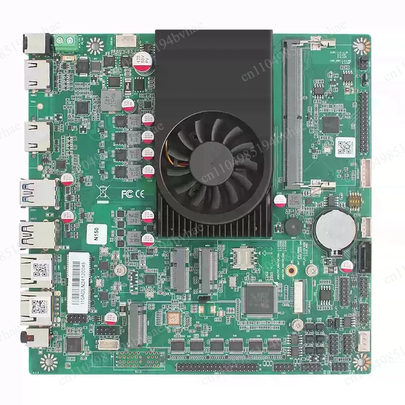 N100 Mini ITX Industrial Control Motherboard Computer Motherboard Dual Network Port Dual HDMI Six Serial Port