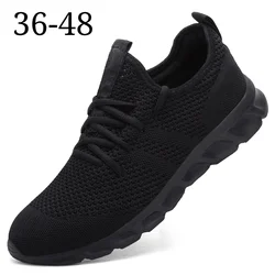 zapatillas hombre Zapatilla deportivas transpirables para hombres, zapatos masculinos de deporte, cómodos, ligeros, antideslizantes, de estilo casual y resistentes al desgaste, adecuados para correr, en oferta