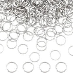 310Pcs Stainless Steel Jump Rings 10mm Open Jump Ring Connectors Chainmail Jump Rings Bulk for Jewelry Making Keychain