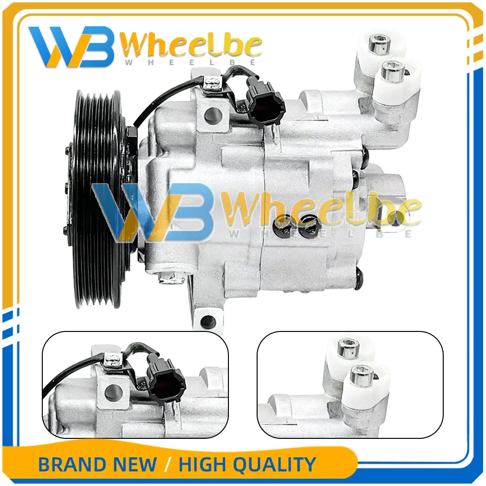Compressore AC DKV-08 Per Nissan Micra March Note 92600AX30B Z0009428A 92600AX84B 92600-AX800 92610AX800 506021-7400 506021-7480-image