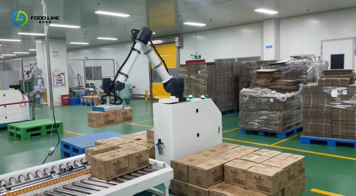 

Customized Automatic Robot Palletizing Portable Robotic Palletizer for Carton/case/box/bag Palletizing 10-12 Times Per Minute