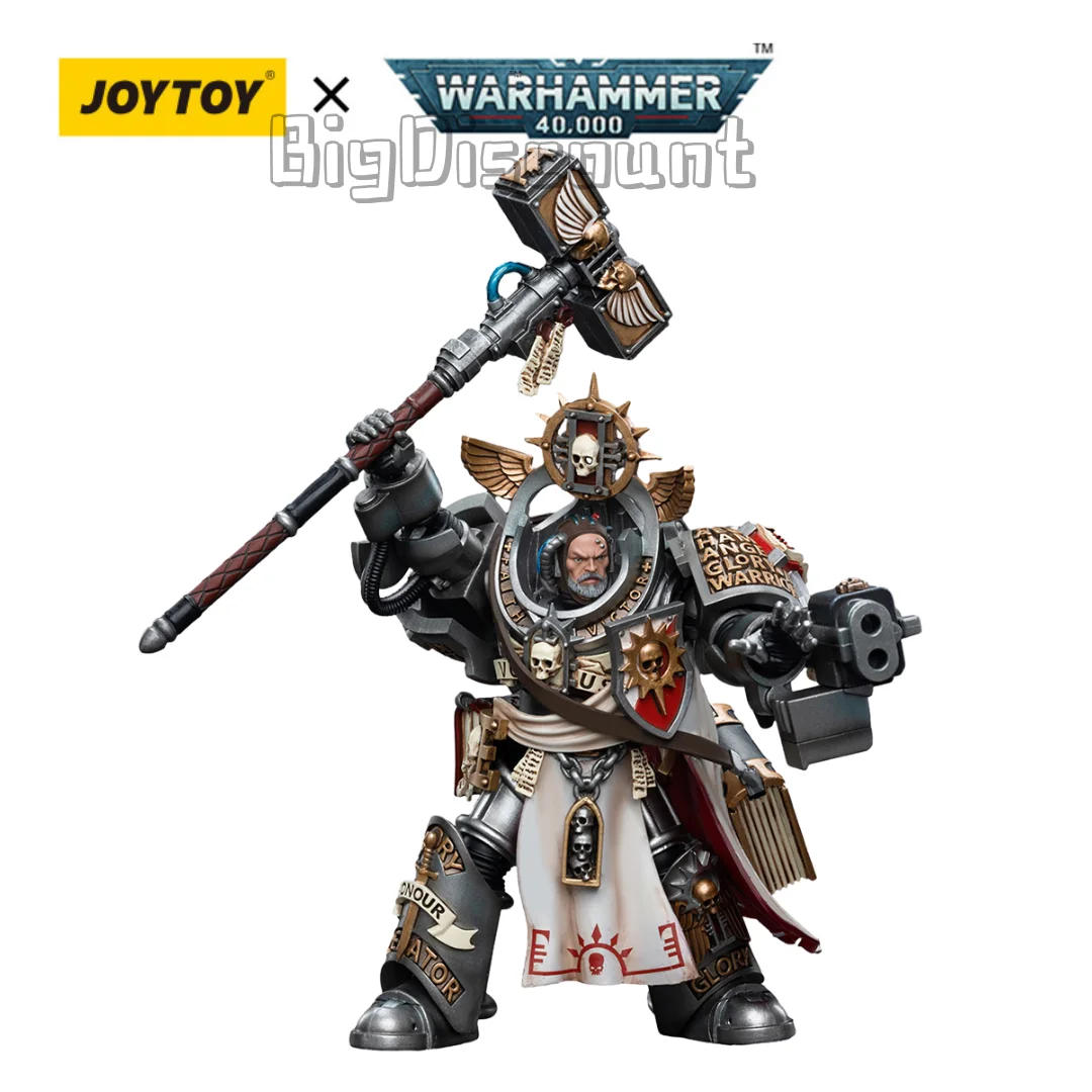 [IN STOCK] JOY TOY 1/18 Action Figures 40K Grey Knights Grand Master Voldus Anime Game Collection Model Gift Free Shipping