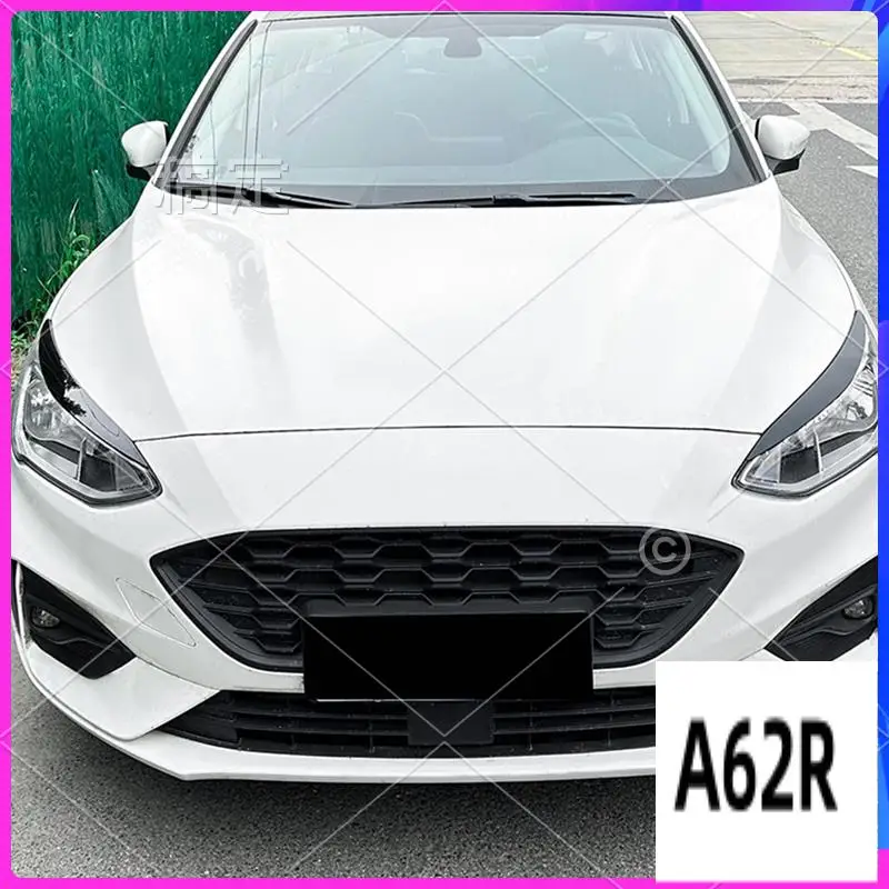 

R2-Car Gloss Black Headlight Lamp Eyebrows Cover Trim For Ford Focus MK4 2019-2021 Car Eyelids Lids Replacement Parts