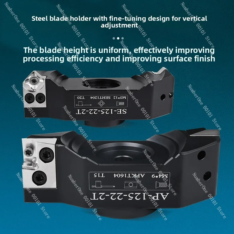 Fine-tuned high-precision aluminum cutterhead APSEbt40 for machining centers, 90-degree and 45-degree face milling cutterhead