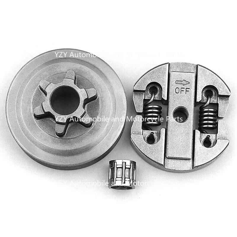 1Set Clutch & Clutch Drum & Needle Bearing Fit for Chinese Chainsaw 2500 25CC