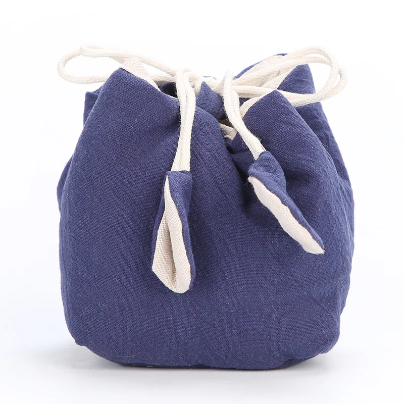 Cotton And Linen Teaware Storage Bag Simple Teapot Bag Portable Travel Tea Set Storage Bag Household Tea Set Accessories LC655