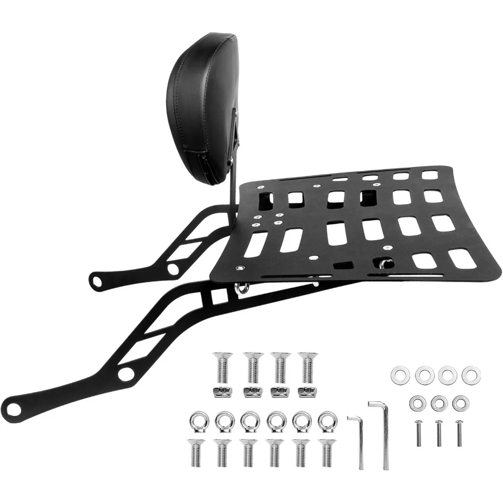 

Passenger Backrest with Rear Luggage Rack fif for Can-Am Spyder F3/F3-S/F3-T/Limited 2015-2025（Frosted Black）