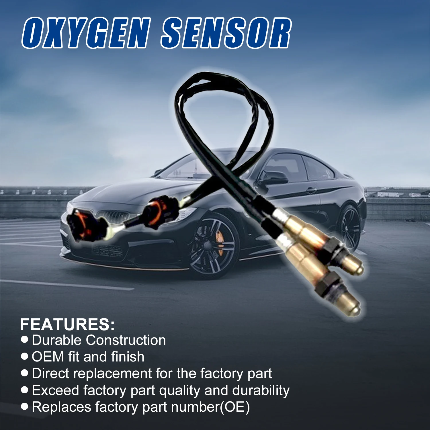 Oxygen Sensor For Chevrolet Cruze 1.8L 2011 2012 2013 2014 2015 Sonic 1.8L 2012 2013 2014 2015 2016 2017 2018 New Up+Downstream