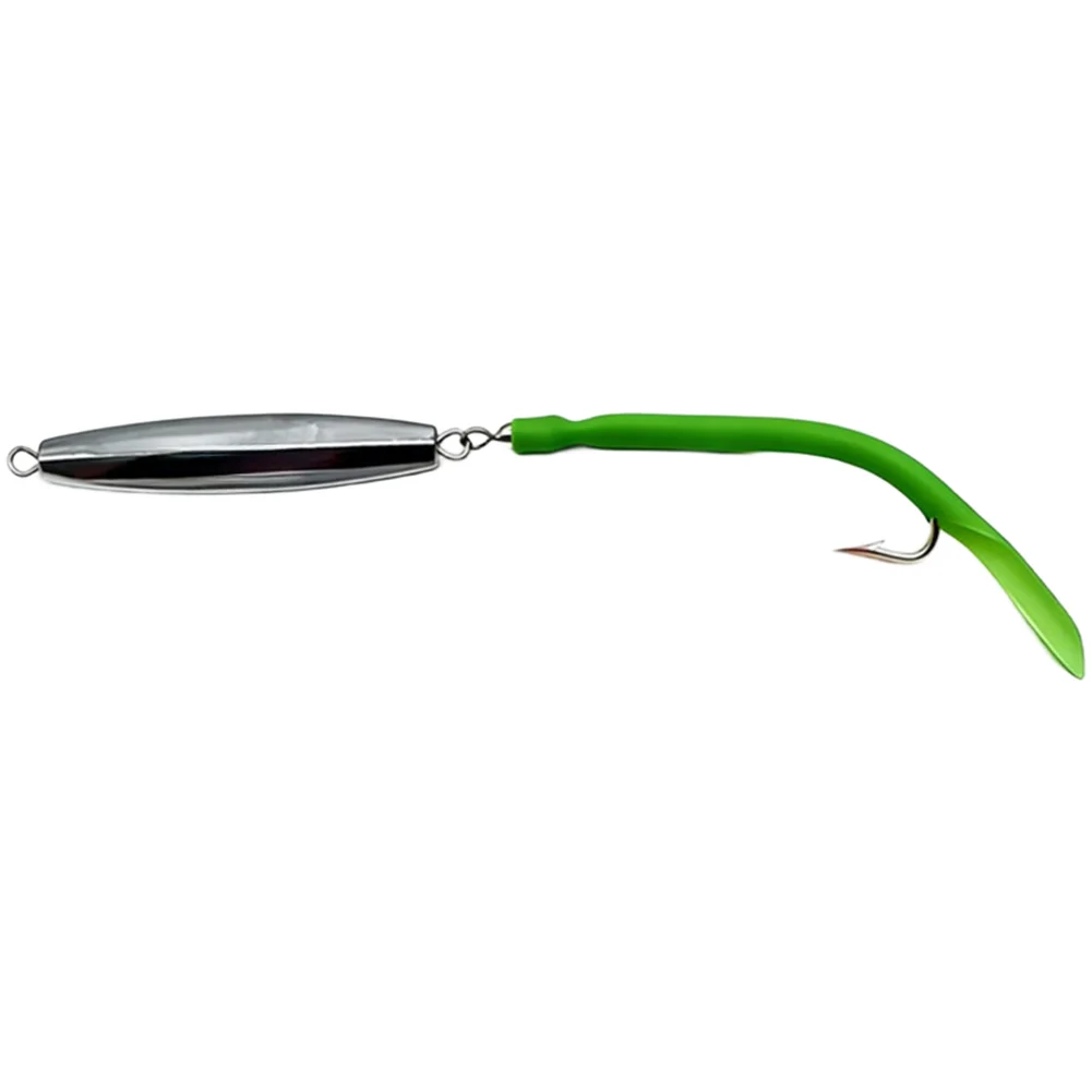 

Offshore Fishing Metal Lure with Realistic Eel Movement 7.5cm Long Cast Design for Boat and Shore Use PVC Tin Material