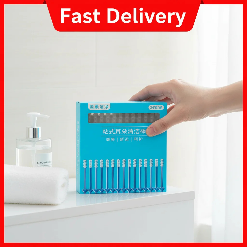 1/2/3Box Stickable Sticky Ear Stick Ear Cleanser Soft Silicone Removal Tool Reusable Ear Cleaner Disposable Adhesive Earpick