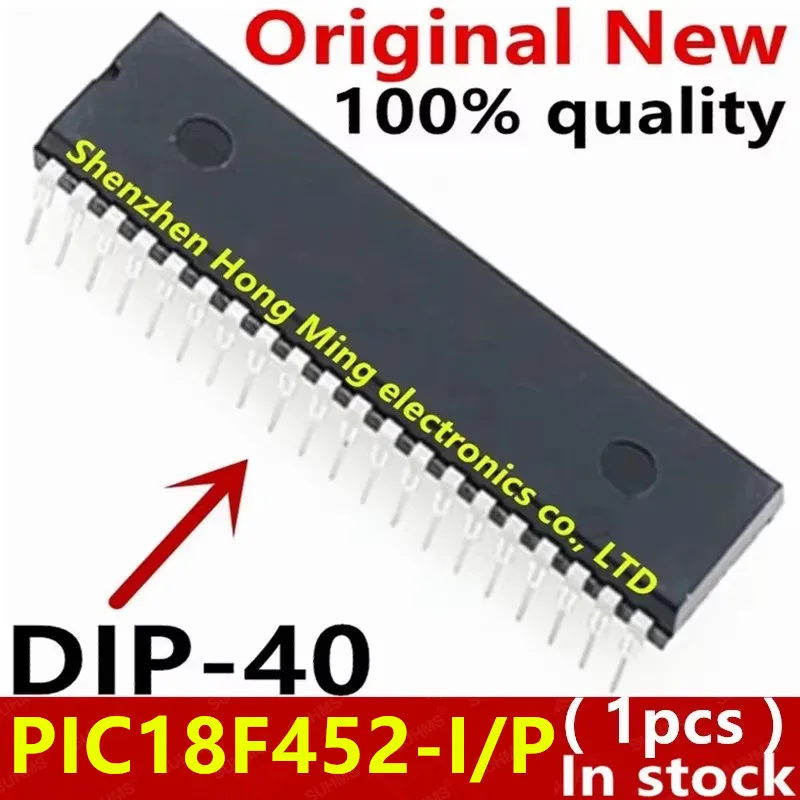 (1 peça) 100% Novo PIC18F452-I/P PIC18F452-IP PIC18F452-I PIC18F452 DIP-40