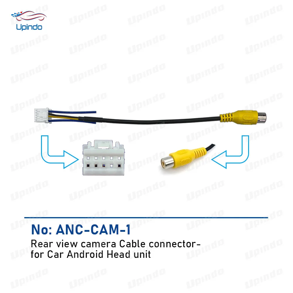 Car Install Aftermarket Android Radio Rear view camera Cable Connector Wiring Harness Socket Adapte