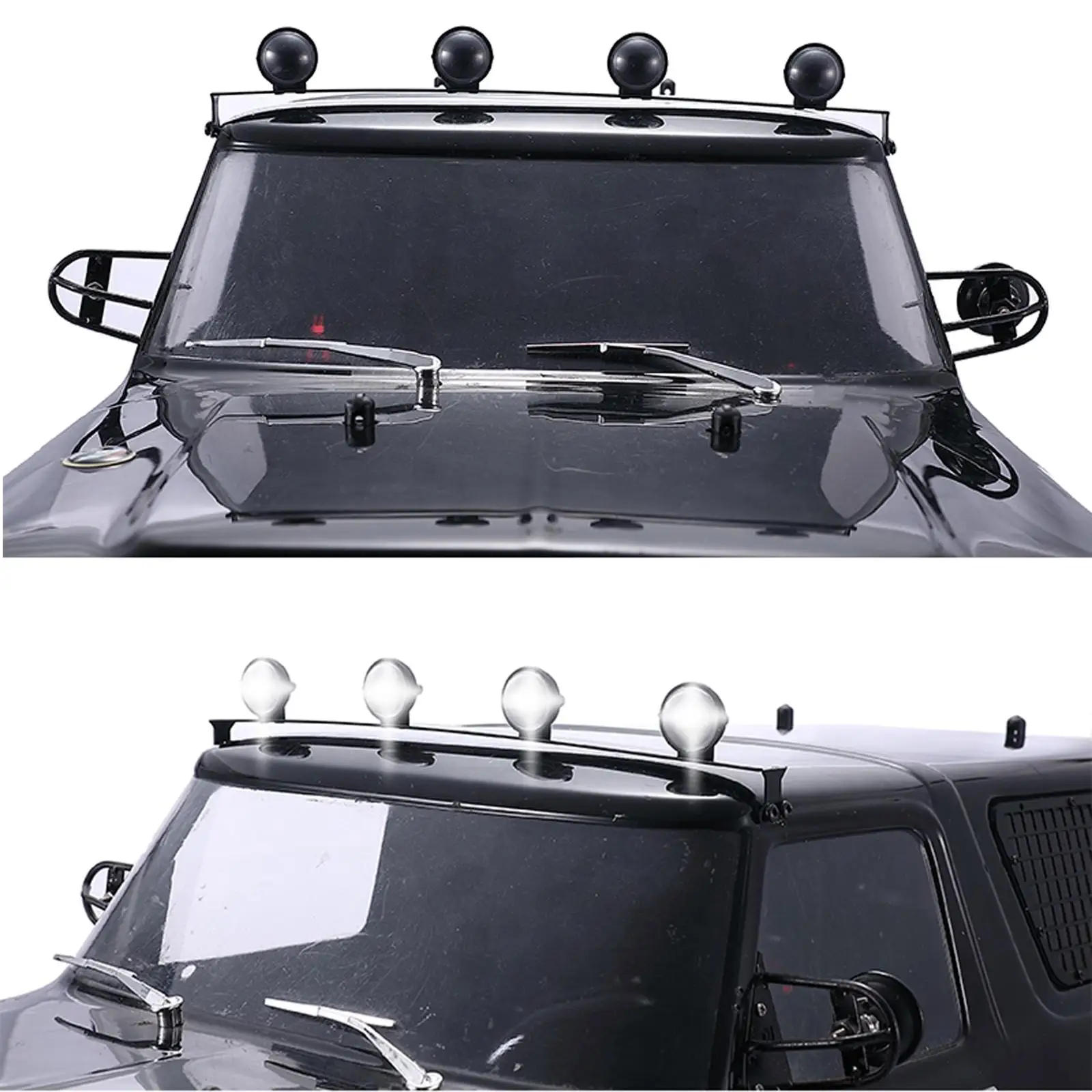 

Headlight Bar Roof LED Lamp Kit for TRX-4 SCX0046 :10 Scale RC Truck