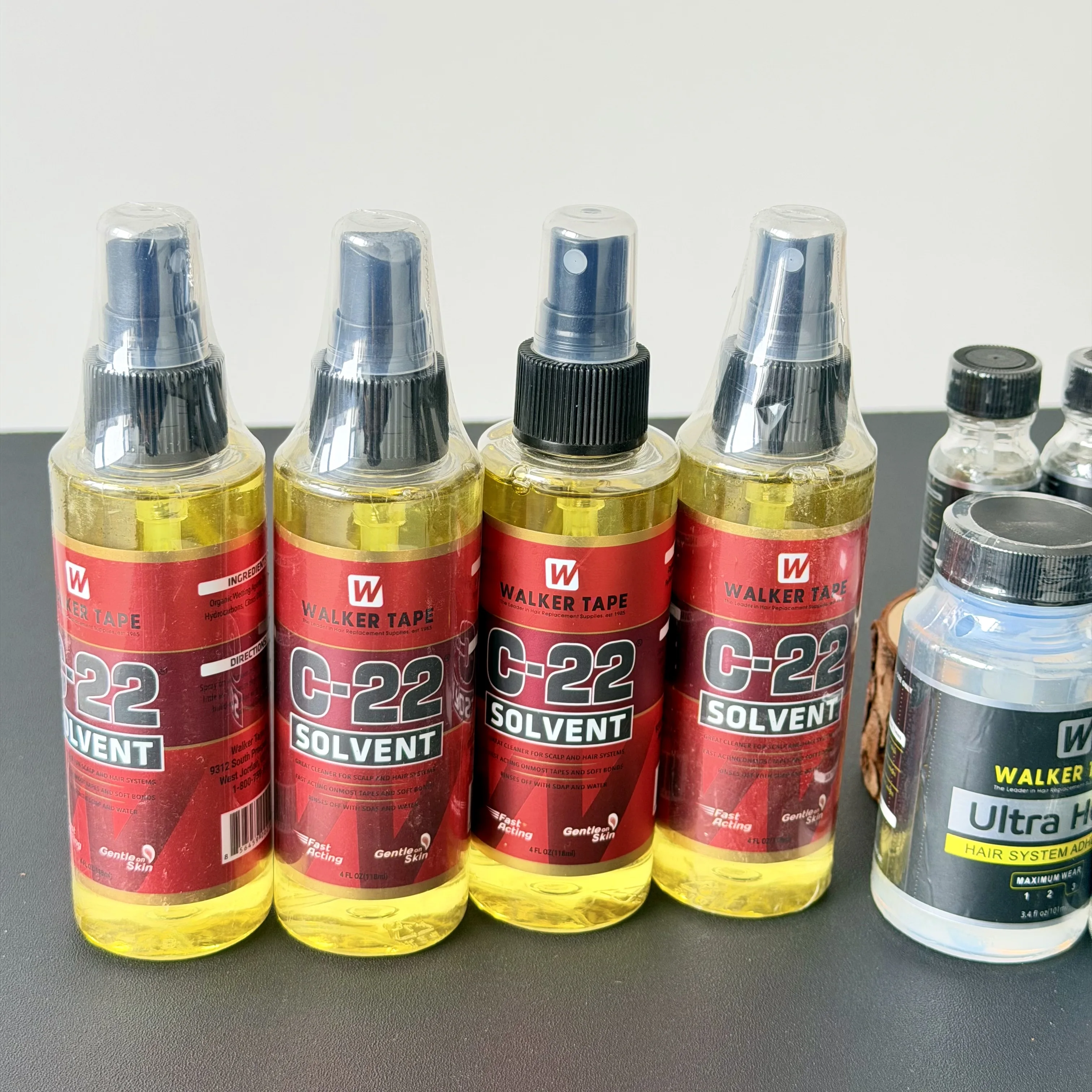 Walker Tape C-22 Solvent 4oz/12oz Spray Adhesive Remover for Lace Wig Hair System Tape Glue Fast Acting Gentle on Skin image 2