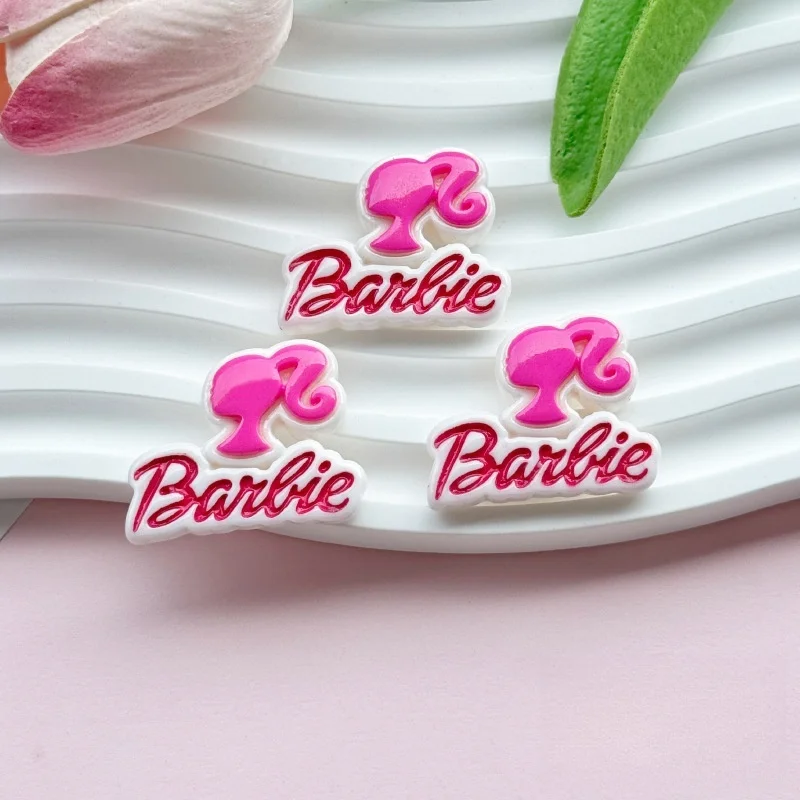 New JIBBITZ Cartoon Barbie Shoes Charms For Clogs Clogs Sandals Hole Shoes DIY Decoration Adorable Decoration Party Gift image 6
