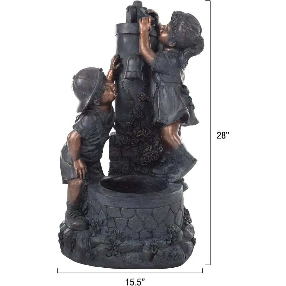 

Уличный водный декор с умиротворяющими звуковыми эффектами для патио, газона, веранды и сада (в античном стиле)