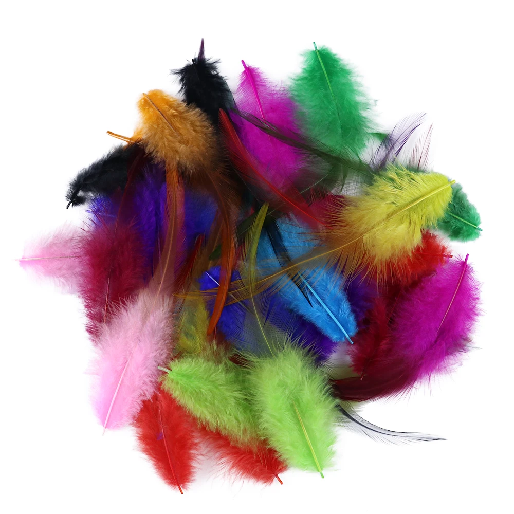 100Pcs Natural Pheasant Feathers 5-6 Inch for DIY Dreamcatcher Jewelry Cosplay Costume Wedding Party Handmade Craft Decoration