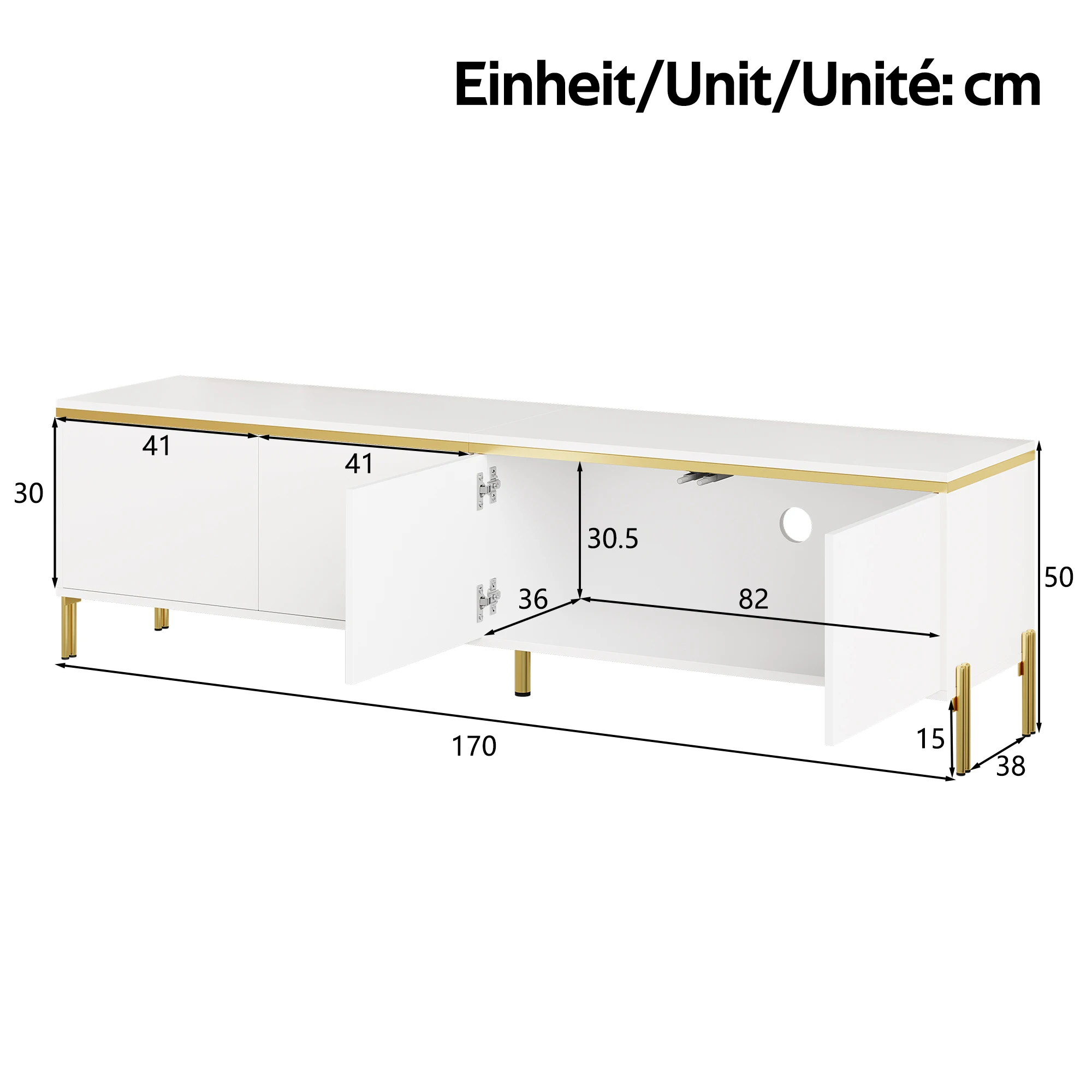 Afbeelding 7: Moderne hoogglans salontafel, stijlvolle bijzettafel, multifunctioneel, woonkamermeubilair