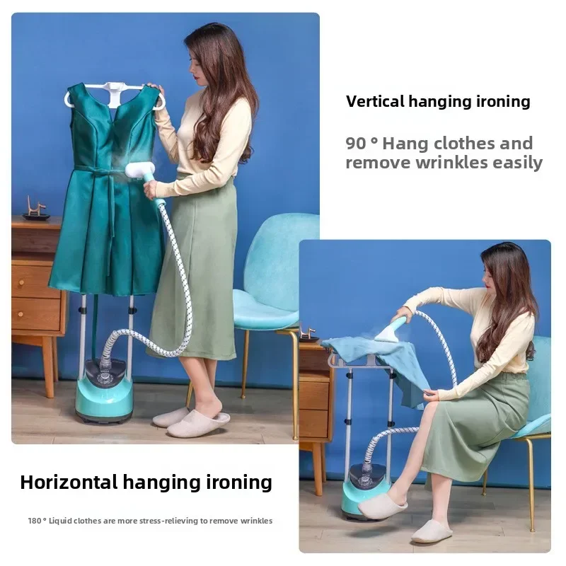 Hot selling household double bar steam electric iron, large capacity and power iron, small handheld ironing machine, vertical
