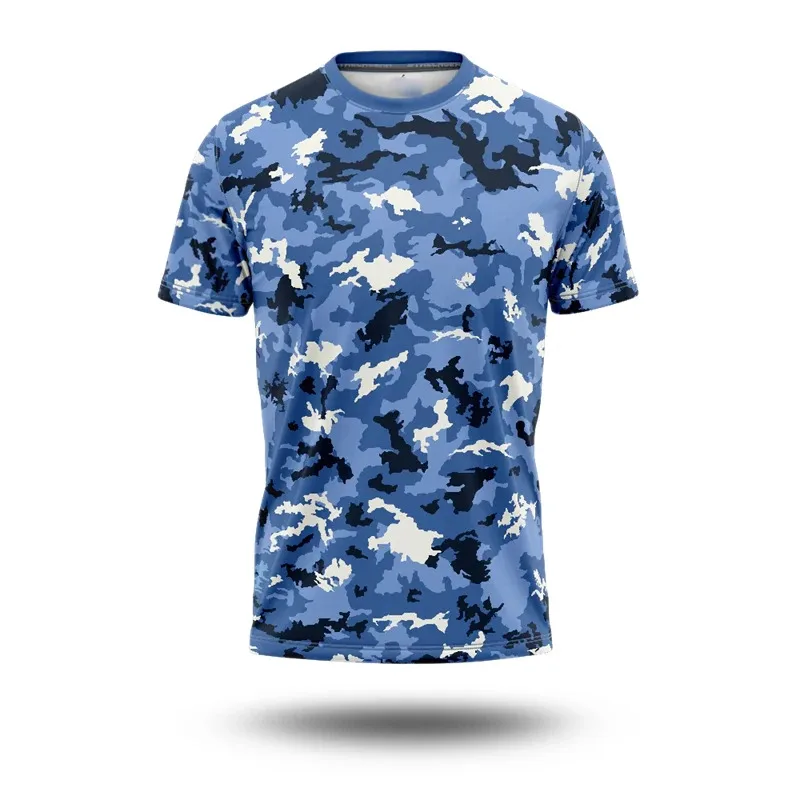 3d Printed Camouflage Graffiti Football Shirt T-shirt Men's Breathable O-neck T-shirt Short-sleeved Running Daily Casual Fashion