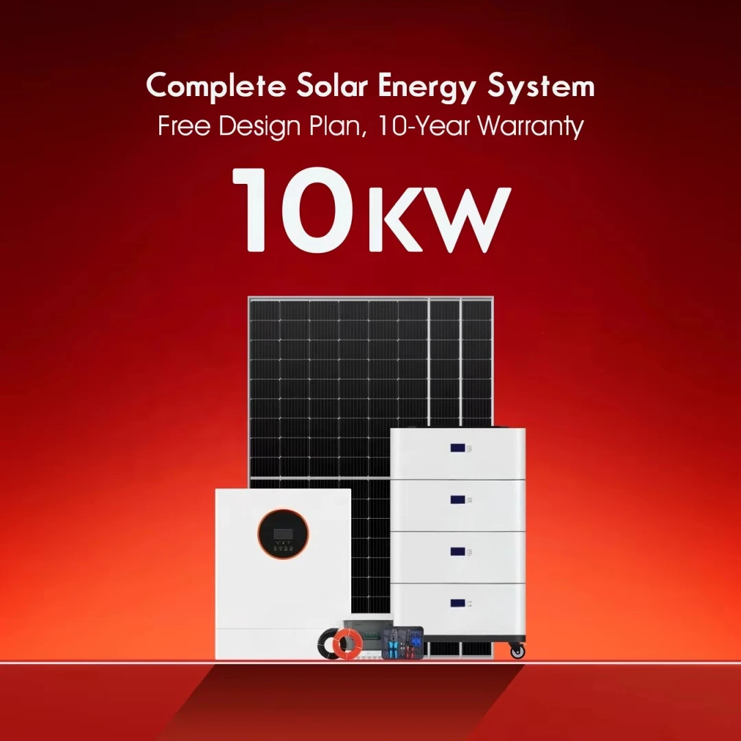 Photovoltaic Hybrid Grid Off Grid 20KW 10KW Solar Power System Lithium Ion Batteries Pack