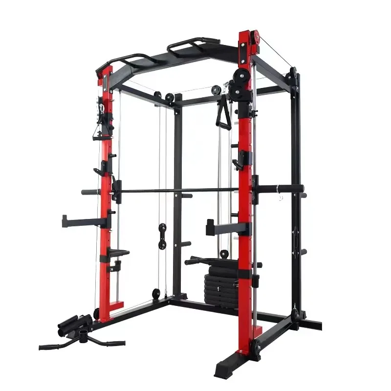 Customizable Commercial Fitness Machine, 80kg Weight Stack for Chest, Legs & Back