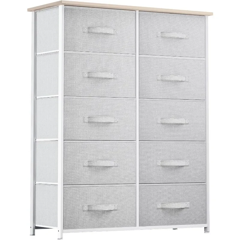 

YITAHOME Drawer Dresser - Fabric Storage Tower, Organizer Unit for Bedroom, Living Room, Hallway, Closet - Sturdy Steel Frame