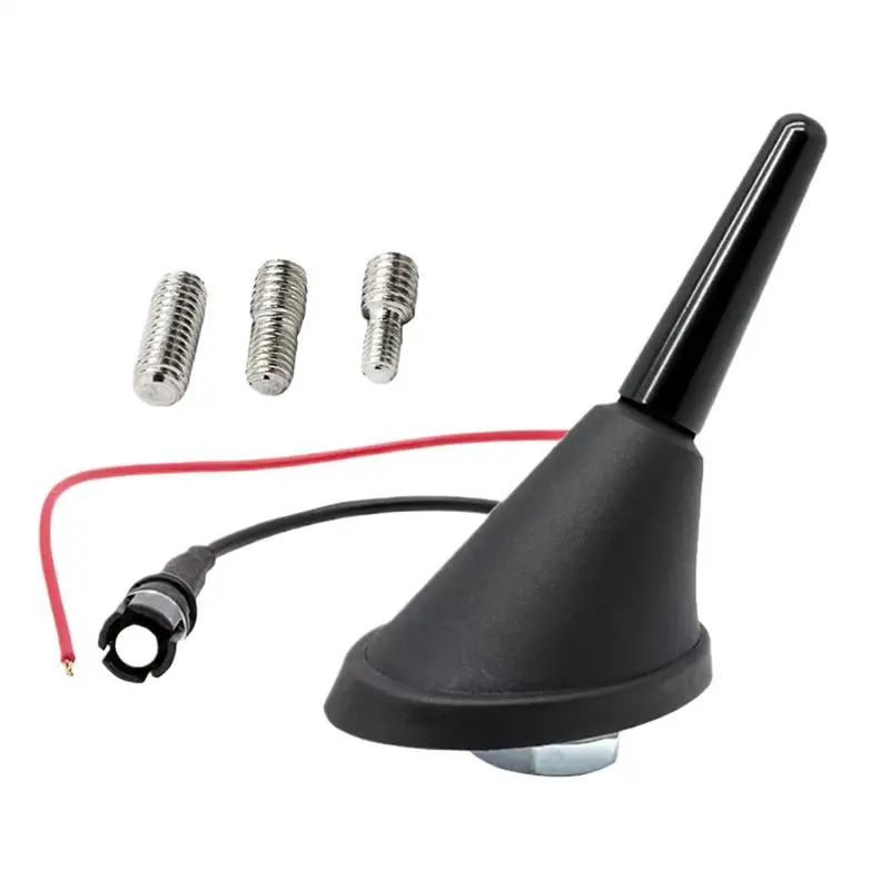 3cm Short Antenna Auto Radio Antenna Replacement Boost Car Audio  Video Signal Antennas for Car, Auto, SUVs, RVS, Trucks