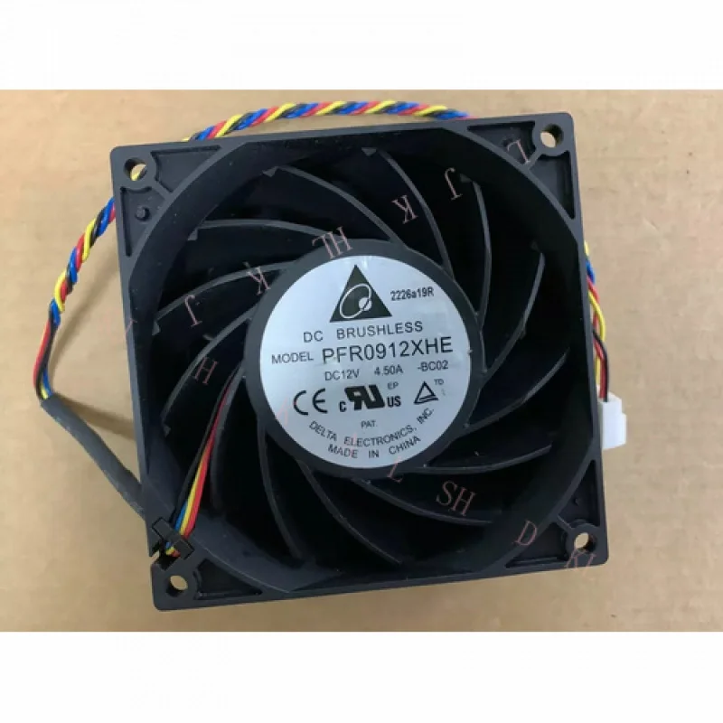 

N FOR Delta PFR0912XHE 90*90*38mm 9CM 4.5A 12V fan