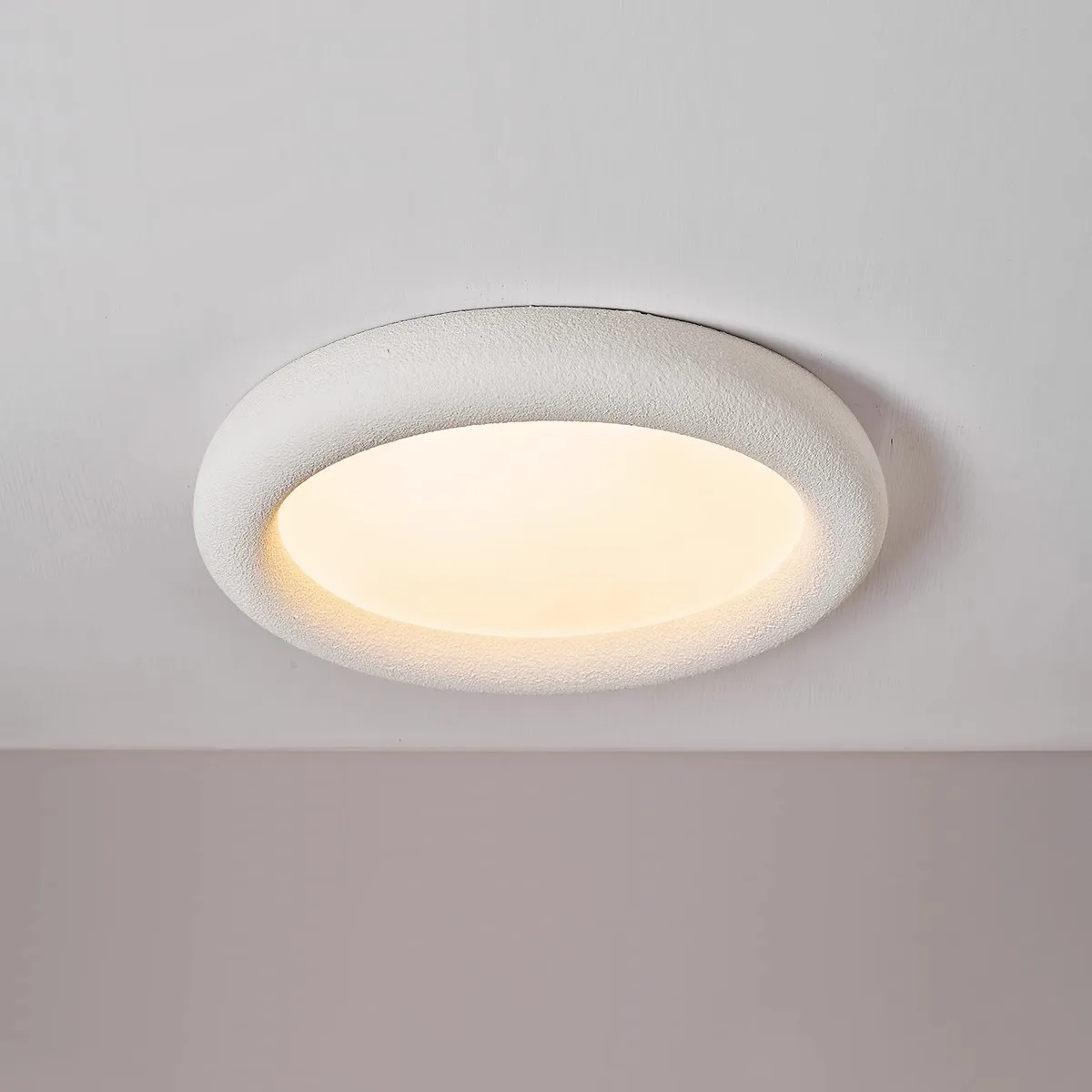 

French Retro Cream Style Ceiling Light Wabi Sabi Style Creative Minimalist Master Bedroom Children's Room Lighting Fixture