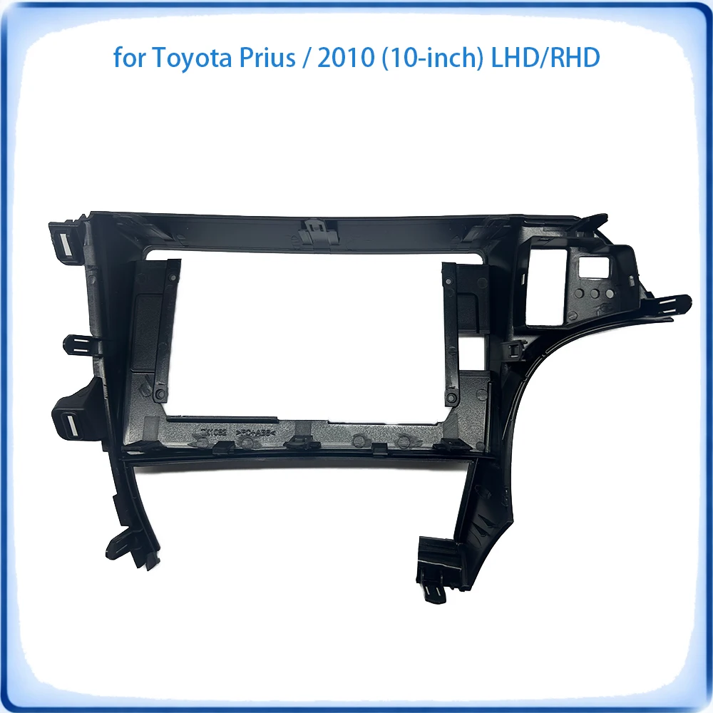 Car Radio Fascia Frame For Toyota Prius 2010 10 inch LHD/RHD Stereo Panel Wiring Harness Power Cable