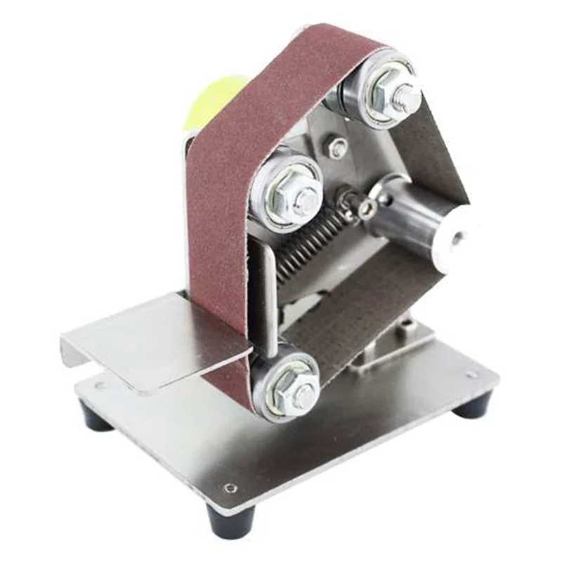 ABXF-Belt Sander Electric Sanding Polishing Grinding Machine 7 Variable Speed 10 Sanding Belts For Polishing Wood EU Plug Easy T