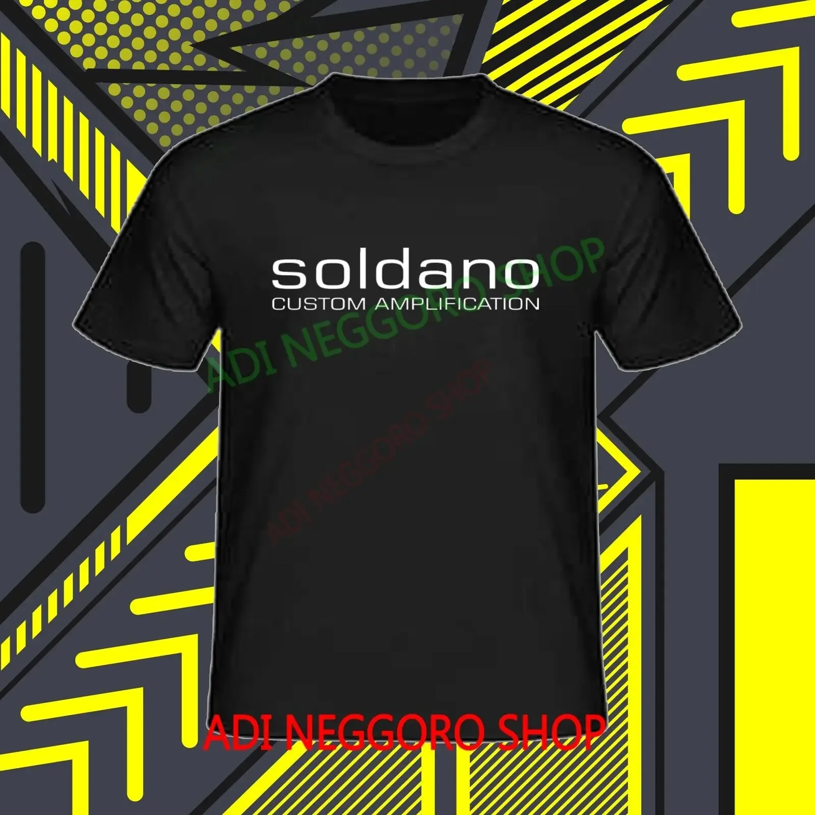 New Shirt Soldano Custom Amplification Logo T-Shirt American Funny Size S-5XL