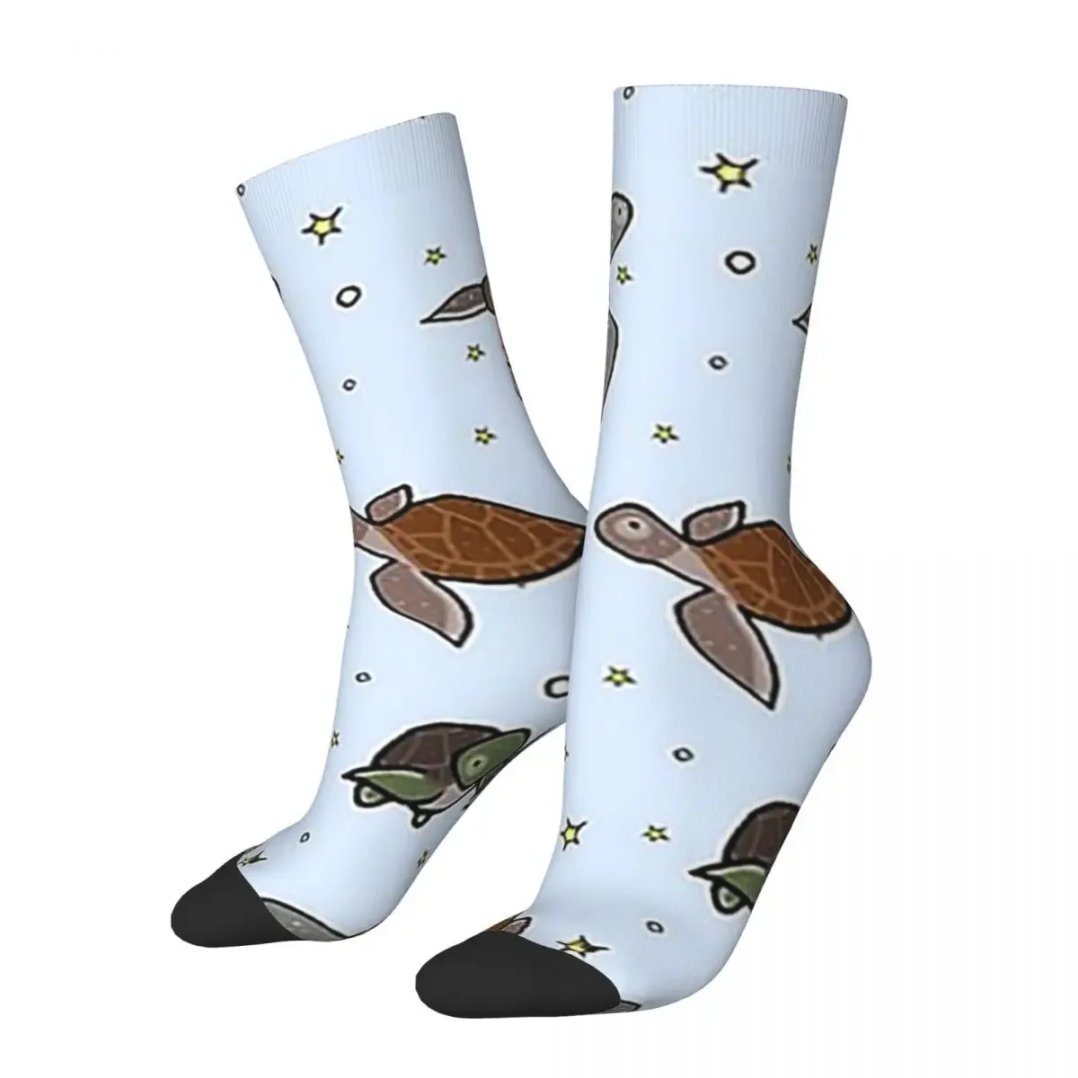 Sea Turtles Socks Harajuku High Quality Stockings All Season Long Socks Accessories for Unisex Christmas Gifts