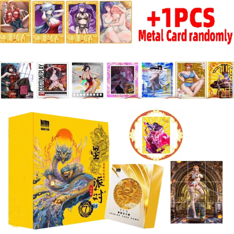 

2023 New Goddess Story Cards +1pcs Msr Metal Cards Sexy Swimsuit Girls Bikini Feast Booster Box Toys And Hobbies Gift