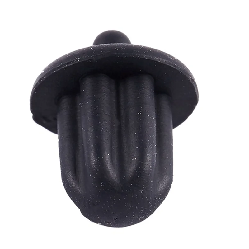 50X Black Rubber 6.35Mm Audio Jack PC DVD Microphone Socket Dust Cover-A74Z