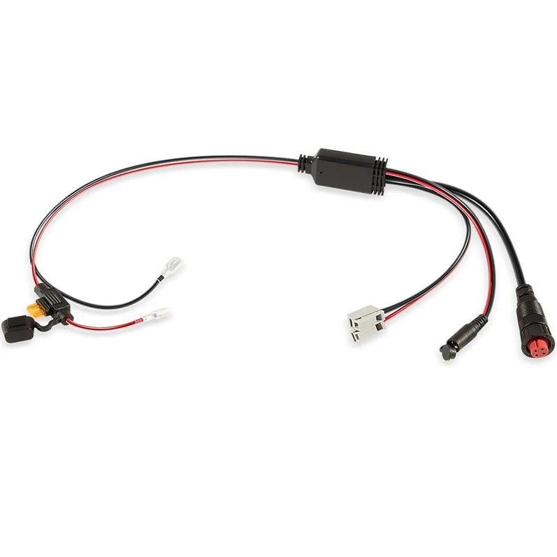 010-12676-35 Stromkabel, wetterbeständig, mit Ladeanschlussstecker und 5 A Sicherungshalter, passend für Garmin ECHOMAP, Panoptix Eisfischen – Detail 9