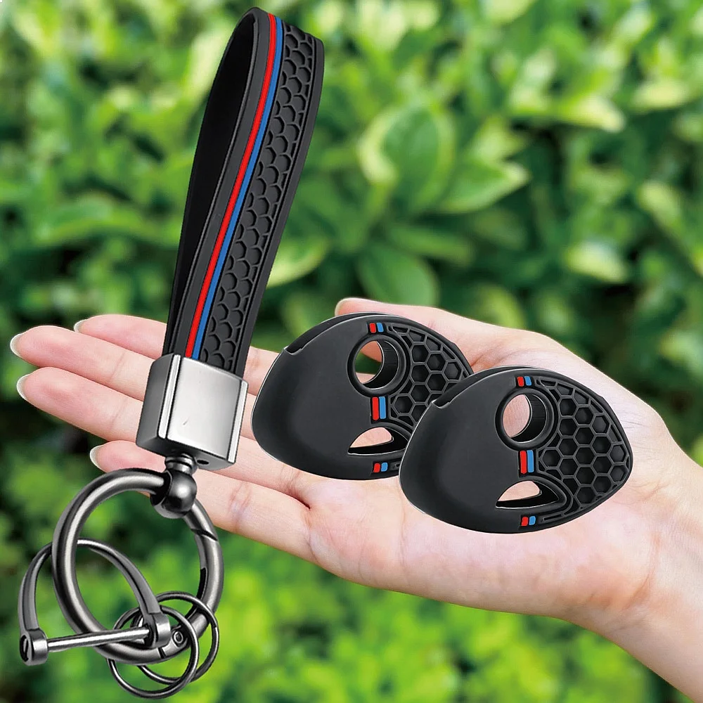 Silicone Motorcycle Key Cover Case Shell Keys Protection Fit For BMW F650GS F800GS S1000RR R1200RT