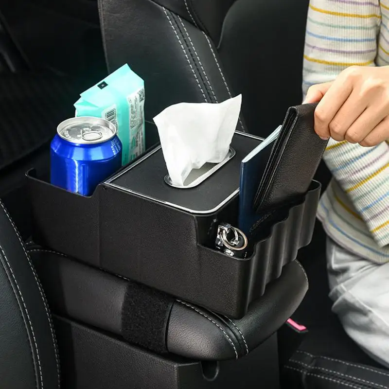 

Center Console Organizer Multifunctional Drink Cup Holder Organizers Multifunctional Vehicle Console Seat Cell Phone Drinks