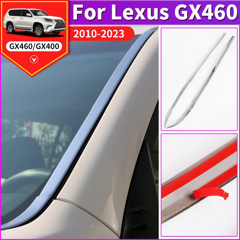 

Foreside Windscreen Decorative Strip For Lexus GX460 GX 460 2010-2022 2021 2020 Exterior Accessories upgraded Chrome body parts