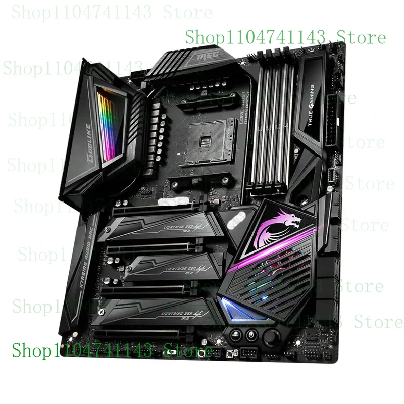 

95NEW For MSI MEG X570 GODLIKE Motherboard AMD AM4 DDR4 E-ATX Mainboard