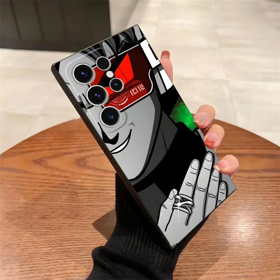 Чехол для Samsung Galaxy S20 S24 Plus S23 Ultra S21 FE S25 Edge Black Мягкий чехол для телефона Dragon Ball Saiyan Goku Combat Power