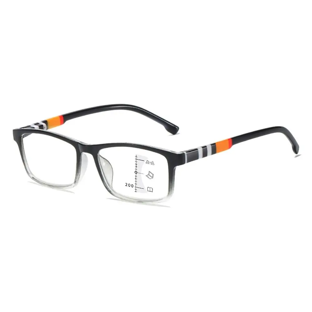 Multifokale Anti-Blaulicht-Lesebrille Progressive Near Far Blue Ray Blocking Square Brillen Augenschutz Ultralight
